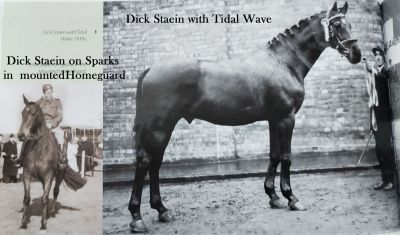 Dick Staein mounted homeguard and Sparks
