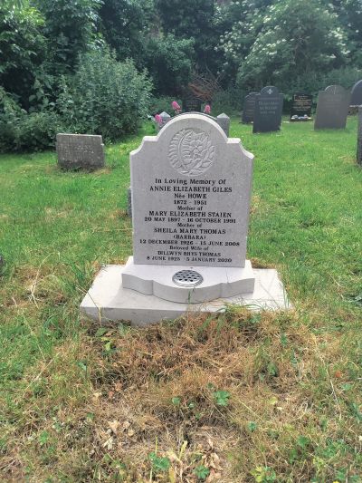 Staein Gravestone Llantrythyd Church
